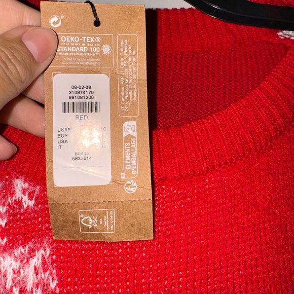 Women Christmas sweater size large NWT - Picture 4 of 4